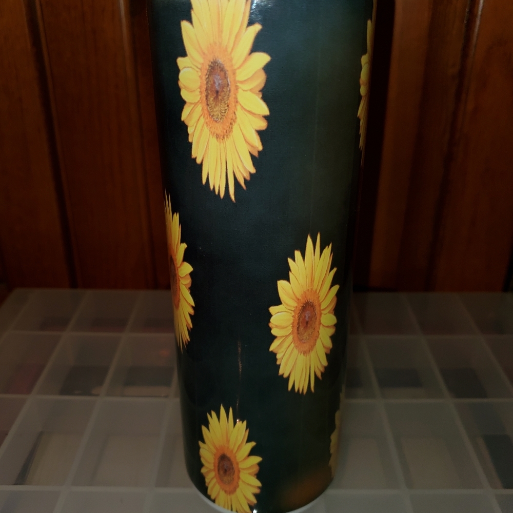 20oz sunflower hot cold tumbler